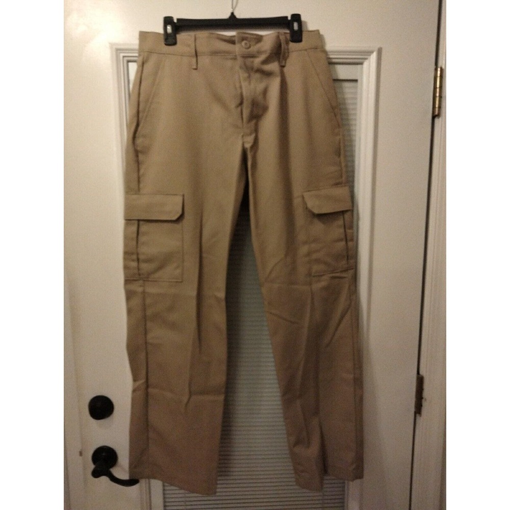 Mens khaki cargo pants 34x32 Red Kap
